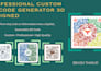 professional qr codes with logo and color customization